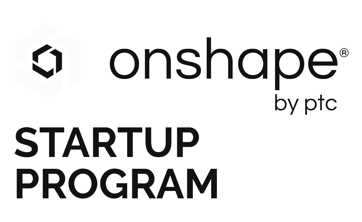 Onshape Startup Program Badge BW